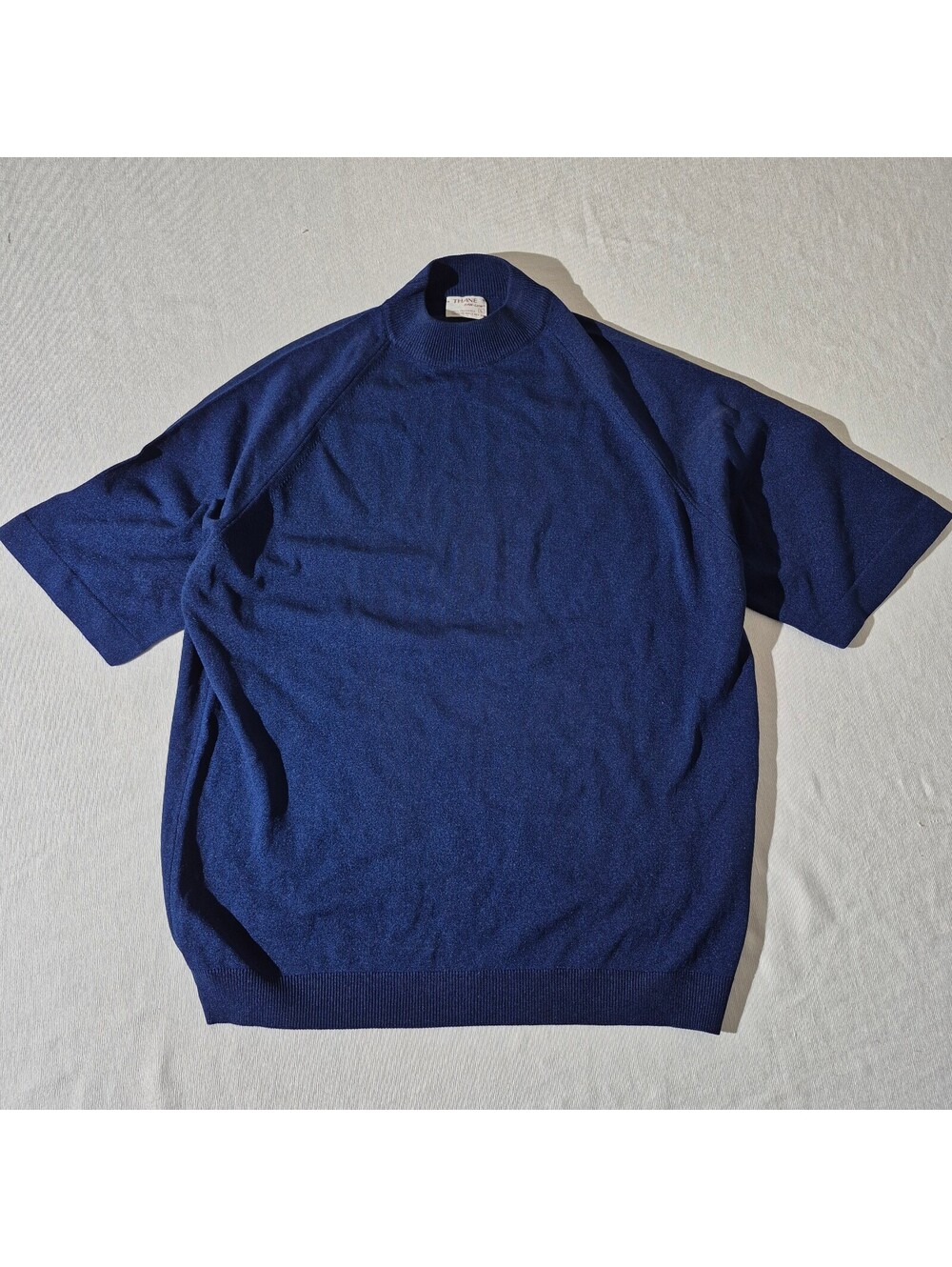 Vintage 70s L Large Thane Ban-Lon Short Sleeve Shirt